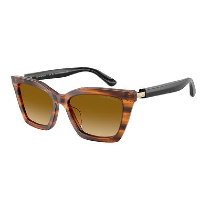 Sunglasses Emporio Armani EA 4250 U 62682L Shiny Striped Yellow / Gradient Polyamide Standard 54mm
