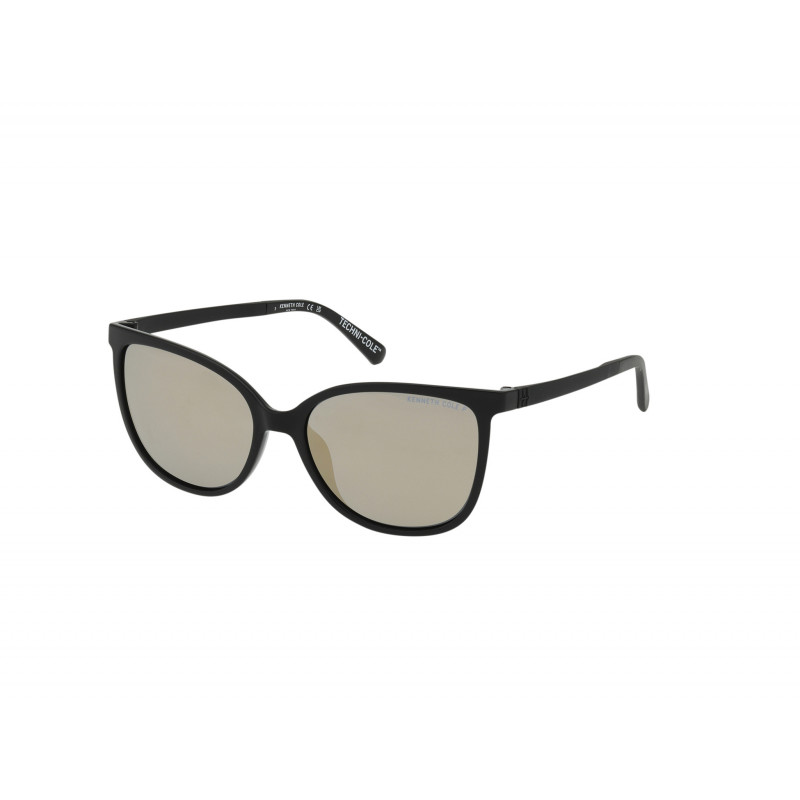 Sunglasses Kenneth Cole New York KC 00053 01D Shiny Black Matte 56mm