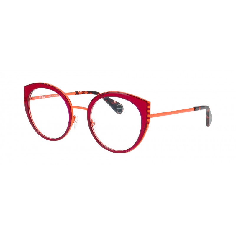 Eyeglasses WOOW NEXT LEVEL 2 2218 Bicolor Red And Pink / Nosepad 52mm