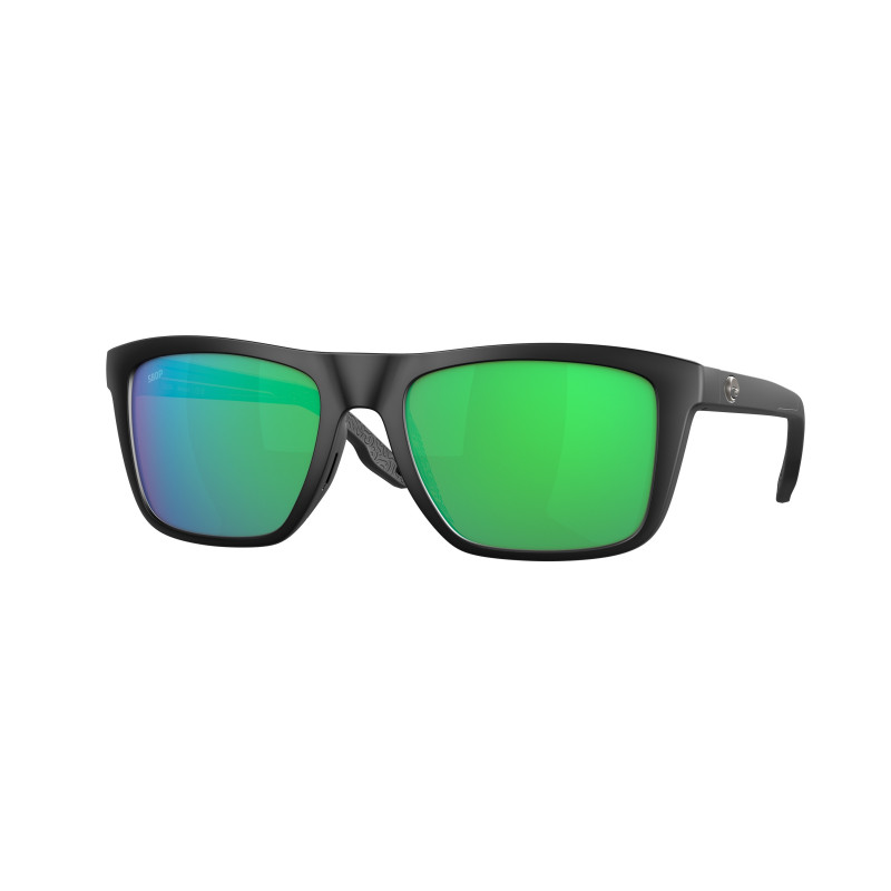 Sunglasses Costa Del Mar 06 S 9107 910702 Mainsail Matte Black Green Mir 55mm
