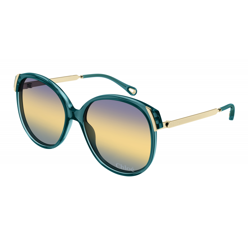 Sunglasses Chloé CH 0285 S- 005 Green / Blue Gold 58mm