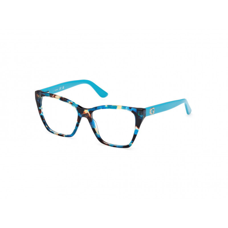 Eyeglasses Guess GU 50235 087 Turquoise/Havana / 50mm