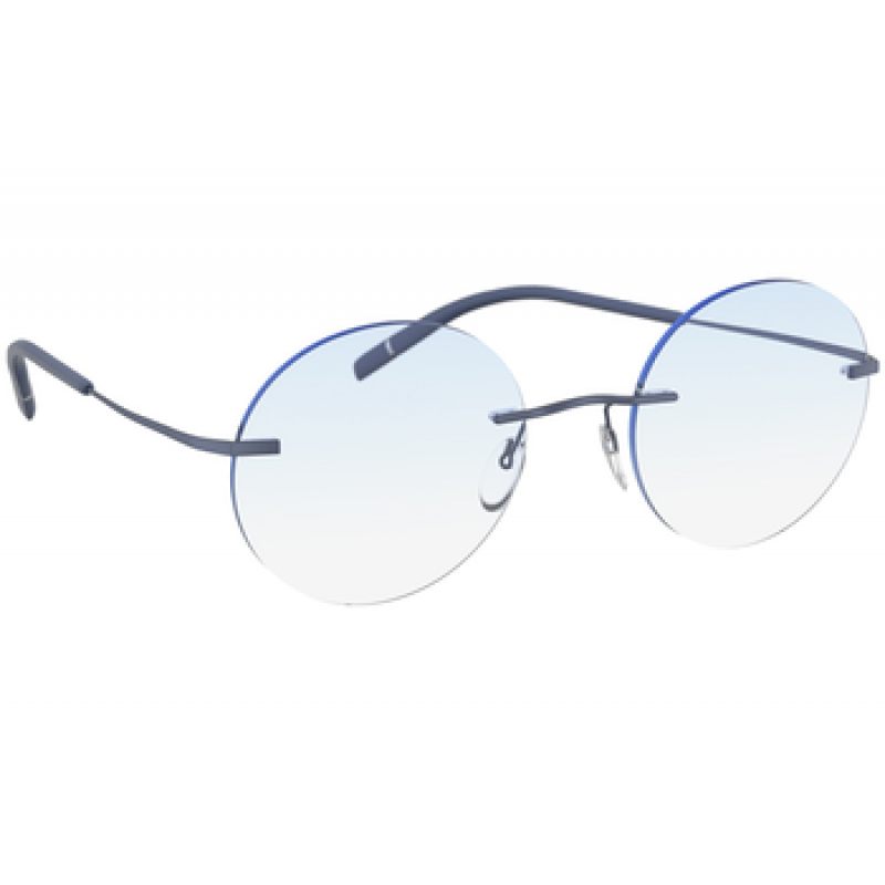 Eyeglasses Silhouette TMA - The Icon II ( 5541 ) 4545 Cosmic Blue Special Glazing 49mm