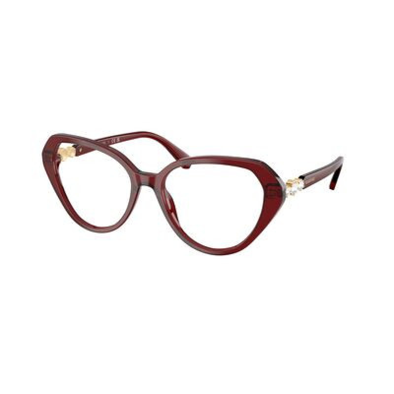 Eyeglasses Swarovski SK 2054 1073 Transparent Burgundy / Demo Lens 53mm