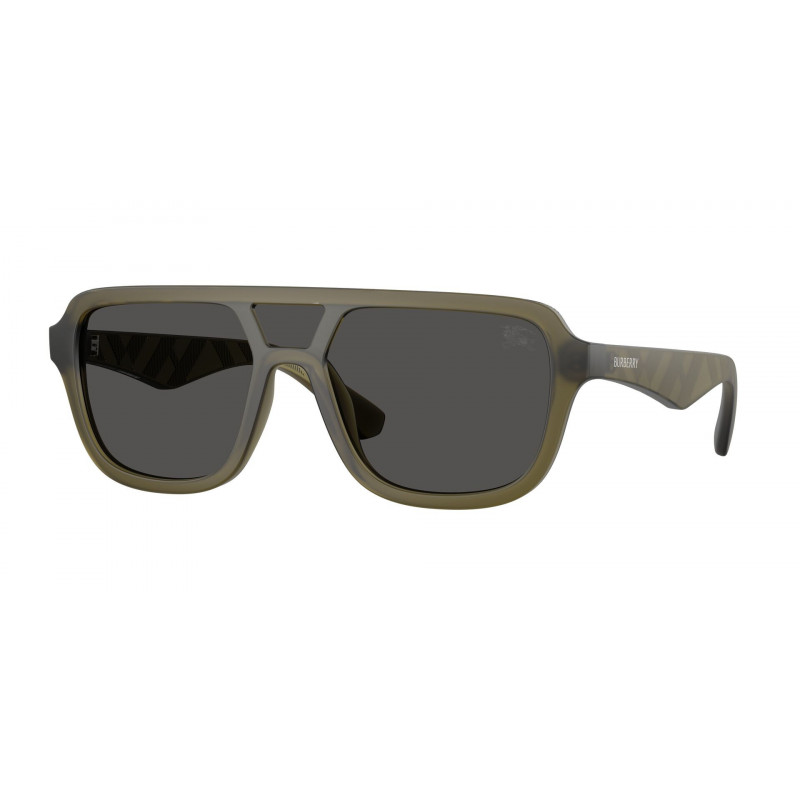 Sunglasses Burberry BE 4474 U 421287 Matte Green / Dark Grey Polyamide Standard