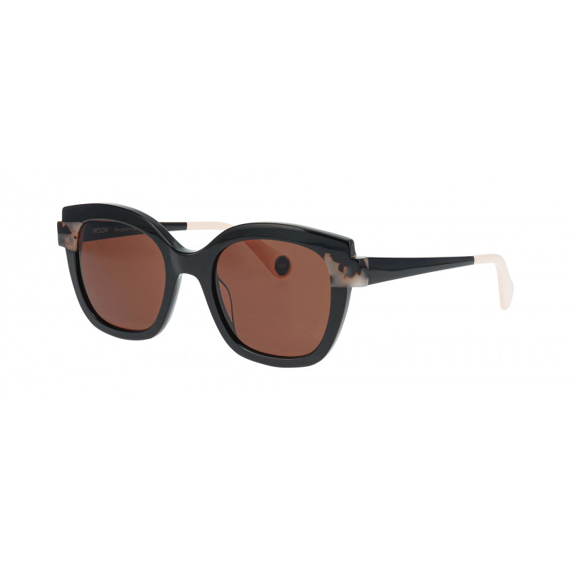 Sunglasses WOOW SUPER DICE 1 100 Black 50mm