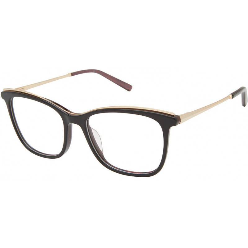 Eyeglasses Nicole Miller NMP 817 C01 Black/Gold 49mm