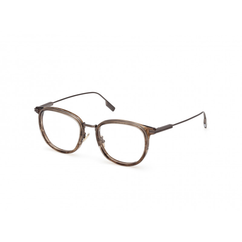 Eyeglasses Zegna EZ 5337 -D Asian fit 048 Light Brown/Striped / 52mm