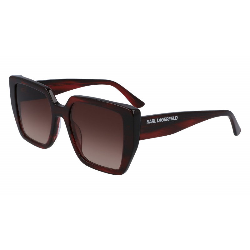 Sunglasses KARL LAGERFELD KL 6036 S 049 Striped Burgundy