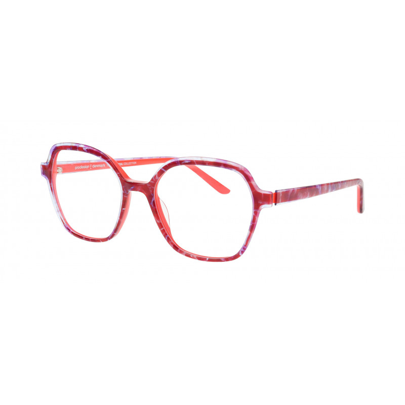 Eyeglasses Pro-design Denmark CLEAR 4 4024 Red Medium Demi 53mm
