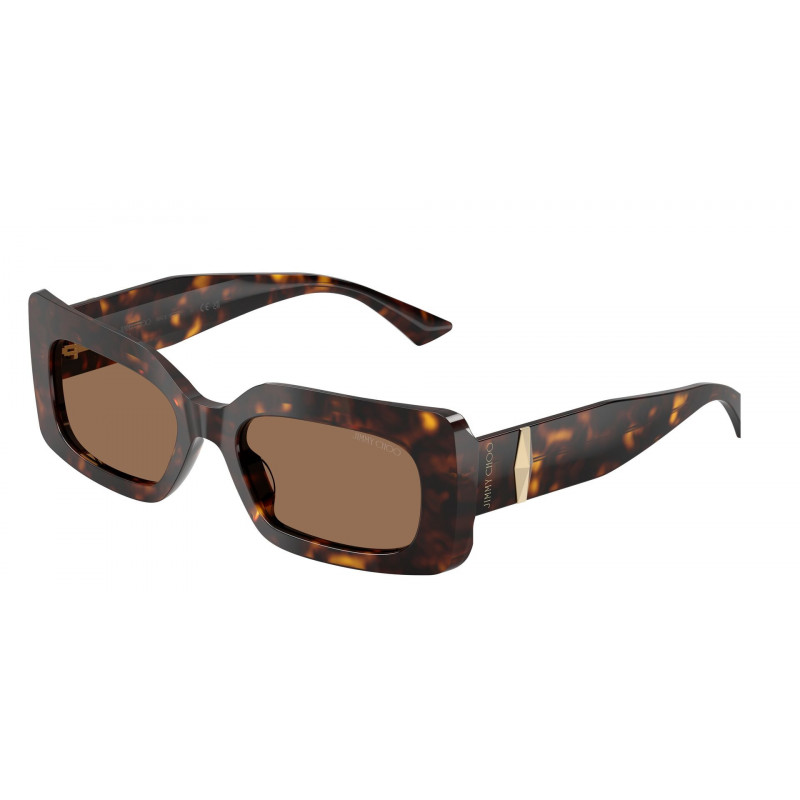 Sunglasses Jimmy Choo JC 5067 500273 Havana / Dark Brown Polyamide Standard 53mm