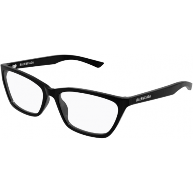 Eyeglasses Balenciaga BB 0406 O- 001 Black / Transparent 59mm