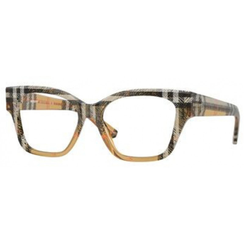 Eyeglasses Burberry BE 2420 F 4146 Check Sand / Demo Lens 52mm