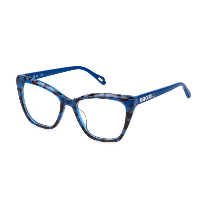 Sunglasses Just Cavalli VJC 084 V 09dd Shiny Multilayer Blue 53mm