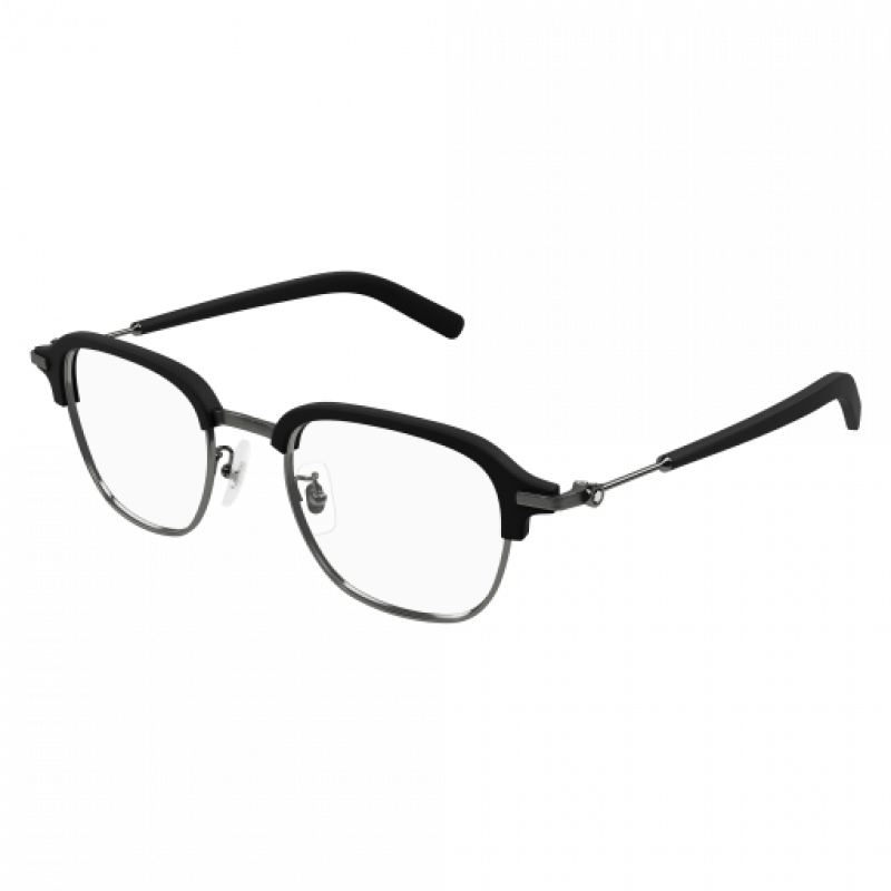 Eyeglasses Montblanc MB 0390 O- 002 Gunmetal / Transparent 50mm