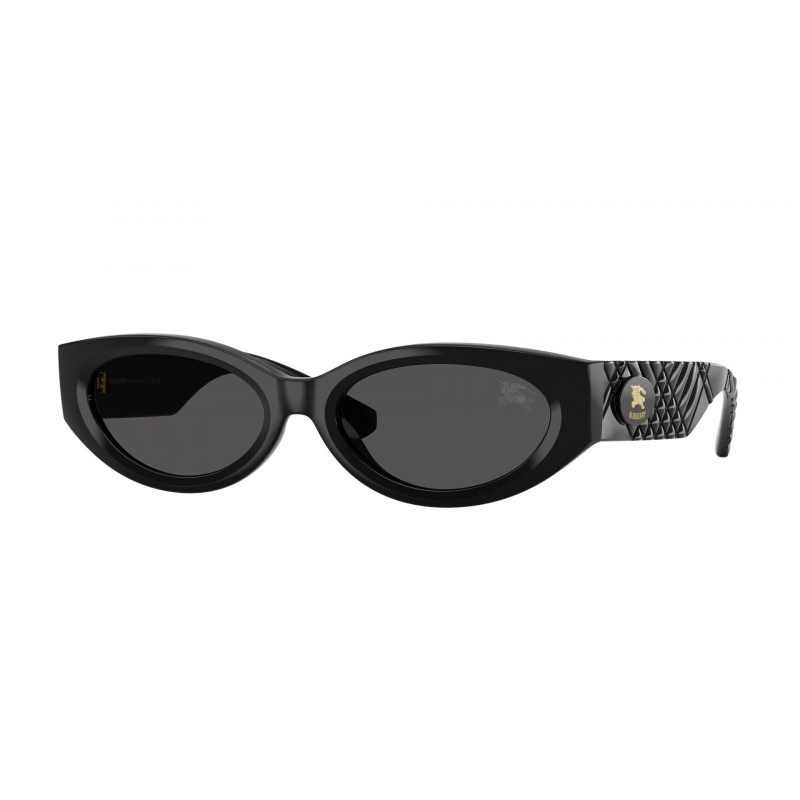Sunglasses Burberry BE 4505 U 300187 Black / Dark Grey Polyamide Standard 54mm