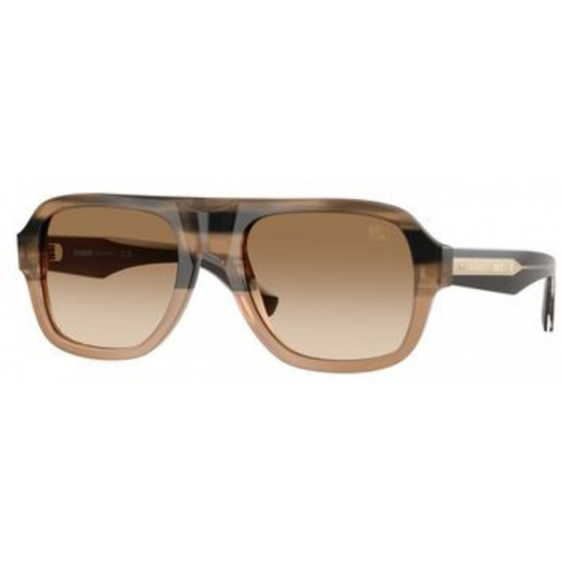 Sunglasses Burberry BE 4478 F 420789 Striped Beige Gradient / Brown Polyamide Standard 55mm