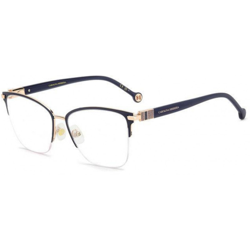 Eyeglasses Carolina Herrera HER 0193 LKS Gold / Blue 56mm