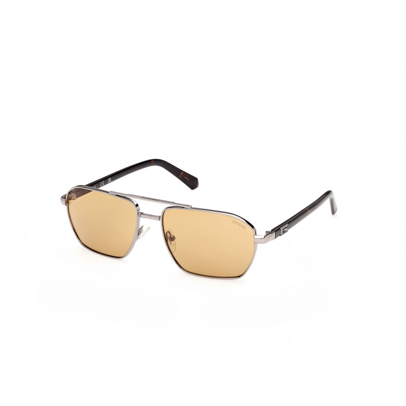 Sunglasses Guess GU 00301 08E Shiny Gunmetal / Dark Havana 59mm