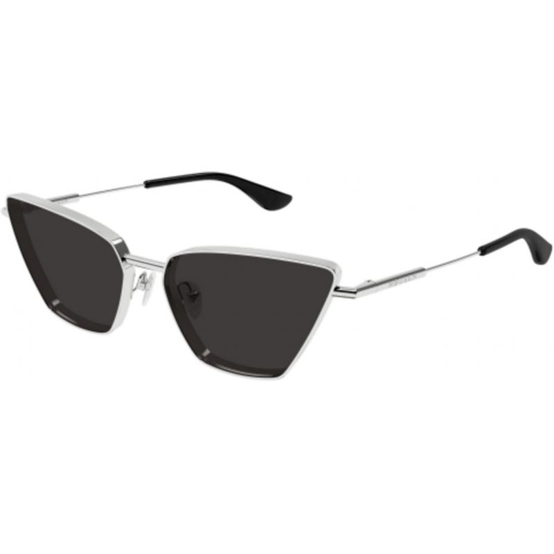 Sunglasses Alexander McQueen AM 0501 S- 001 Silver / Grey 58mm