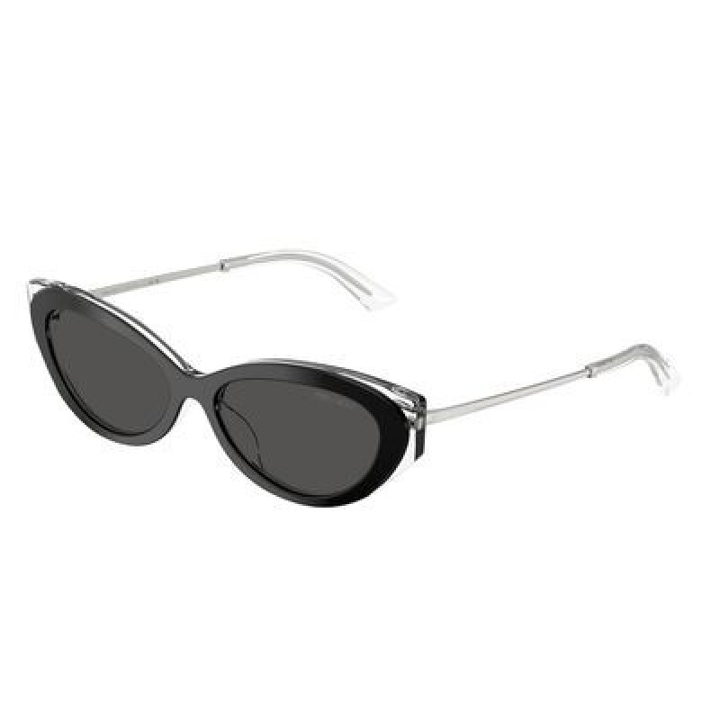 Sunglasses Jimmy Choo JC 5065 U 510287 Black/Crystal / Dark Grey Polyamide Standard 54mm