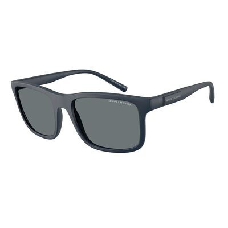 Sunglasses Armani Exchange AX 4145 S 839980 Matte Navy Blue / Dark Polyamide Standard 57mm