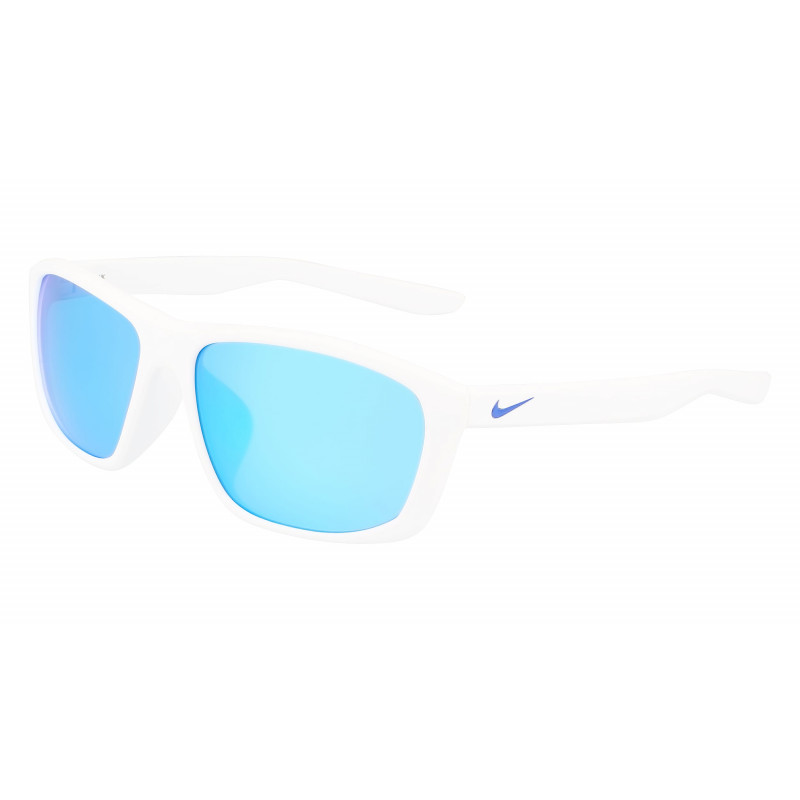 Sunglasses NIKE MORPH LB M FD 5102 100 Matte White/Blue Mirror 59mm