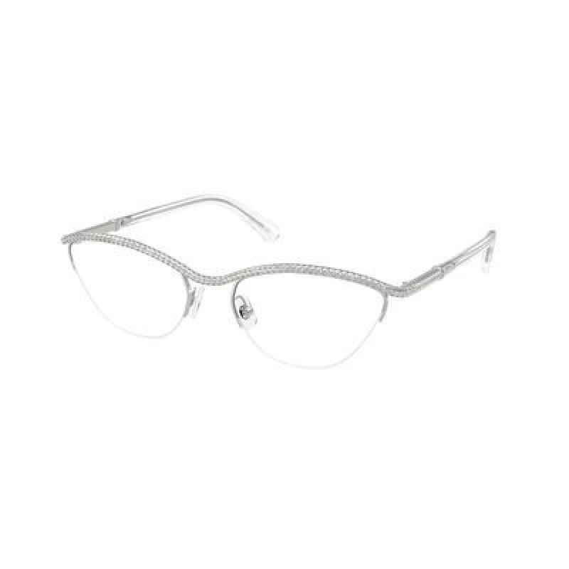 Eyeglasses Swarovski SK 1026 4001 Silver Demo Lens 56mm