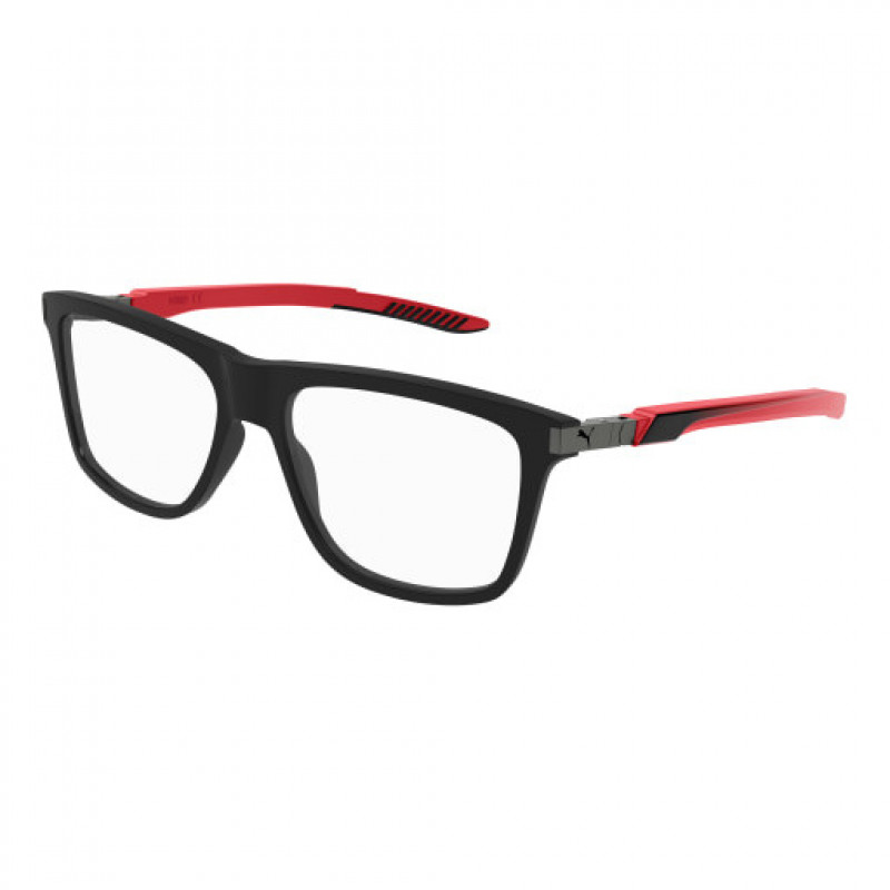 Eyeglasses Puma PU 0379 O- 004 Black / Transparent Red 56mm