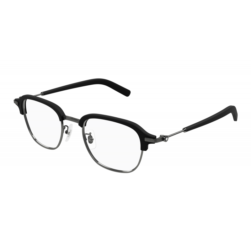 Eyeglasses Montblanc MB 0390 O- 002 Gunmetal / Transparent 50mm