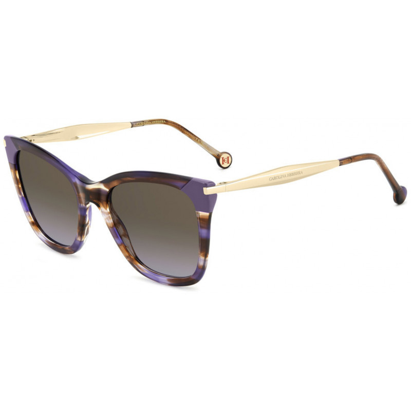 Sunglasses Carolina Herrera HER 0307 /S 7WQR Qr Brown Shaded Violet 54mm