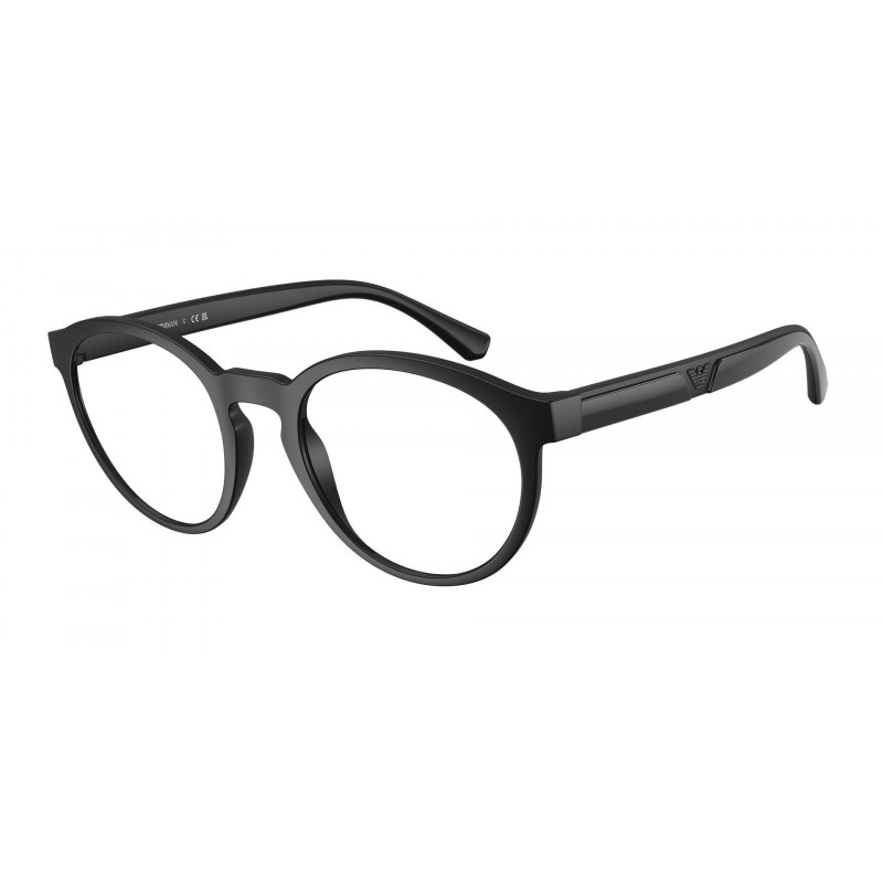 Eyeglasses Emporio Armani EA 4152 V 5801 Matte Black Demo Lens 52mm