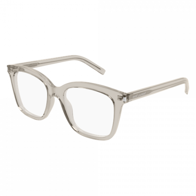 Eyeglasses Saint Laurent SL 166 - 007 Beige / Transparent 51mm