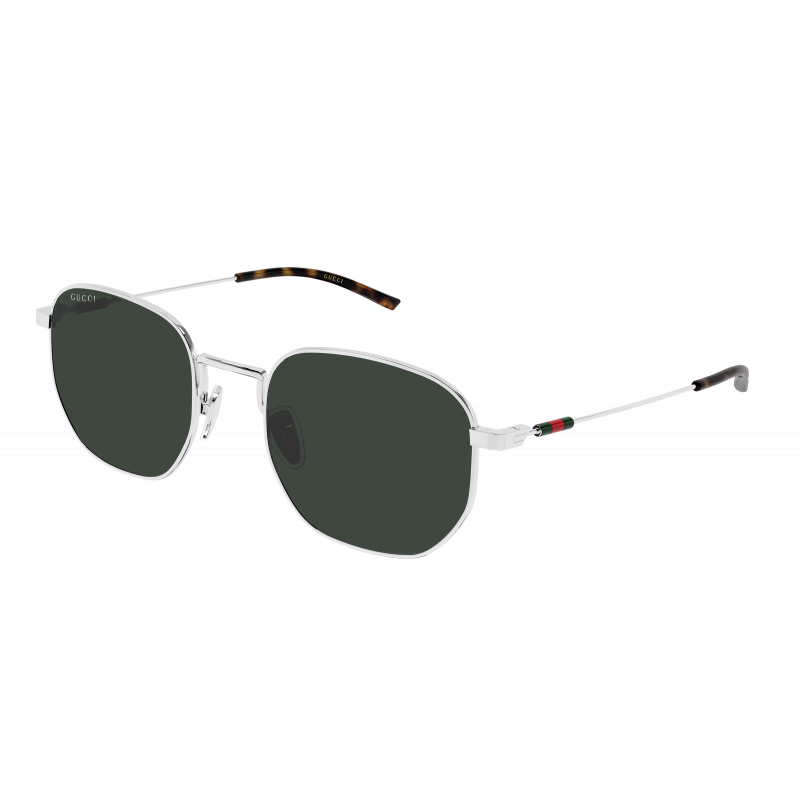 Sunglasses Gucci GG 2095 S- 002 Silver / Green 52mm