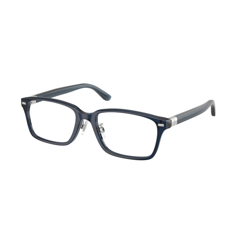 Eyeglasses Polo PH 2299 D 5955 Shiny Transparent Blue / Demo Lens 55mm