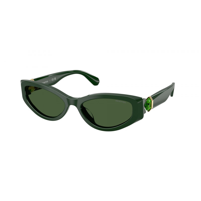 Sunglasses Swarovski SK 6045 U 102671 Dark Green / Polyamide Standard 55mm