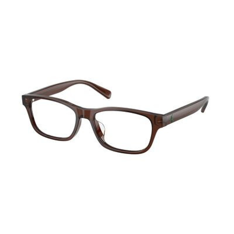 Eyeglasses Polo PH 2306 D 6282 Shiny Transparent Brown / Demo Lens 54mm