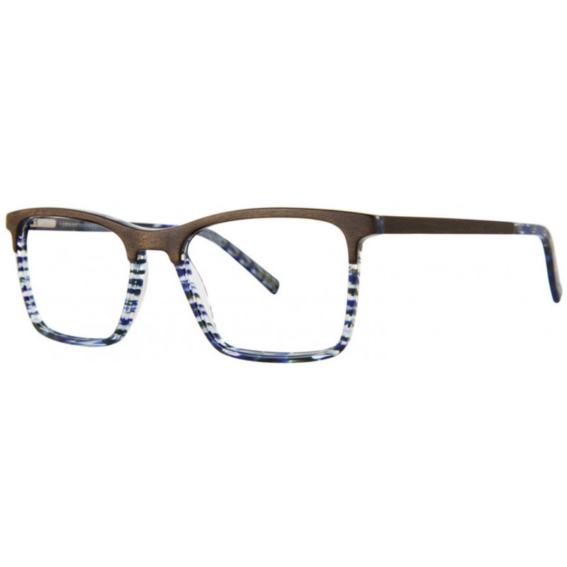 Eyeglasses Jhane Barnes Row of Operations Auburn Blue
