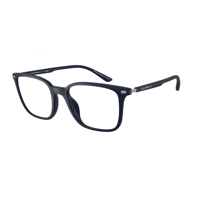 Eyeglasses Emporio Armani EA 3242 U 5088 Blu Opaco / Demo Lens 54mm