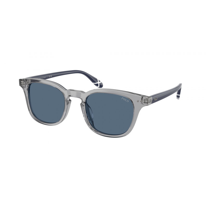 Sunglasses Polo PH 4251 U 631780 Shiny Transparent Grey / Dark Blue Polyamide Standard 50mm