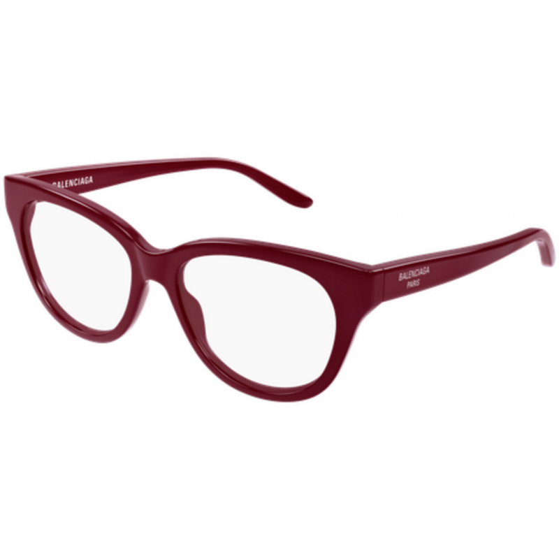Eyeglasses Balenciaga BB 0441 O- 005 Burgundy / Transparent 53mm