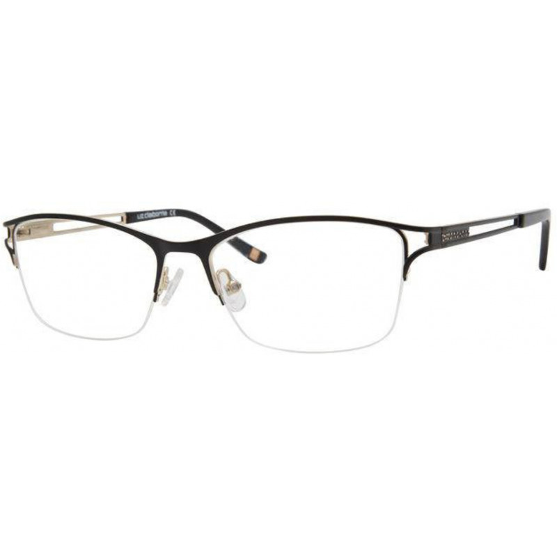 Eyeglasses Liz Claiborne L 661 I46 Black Gold 52mm