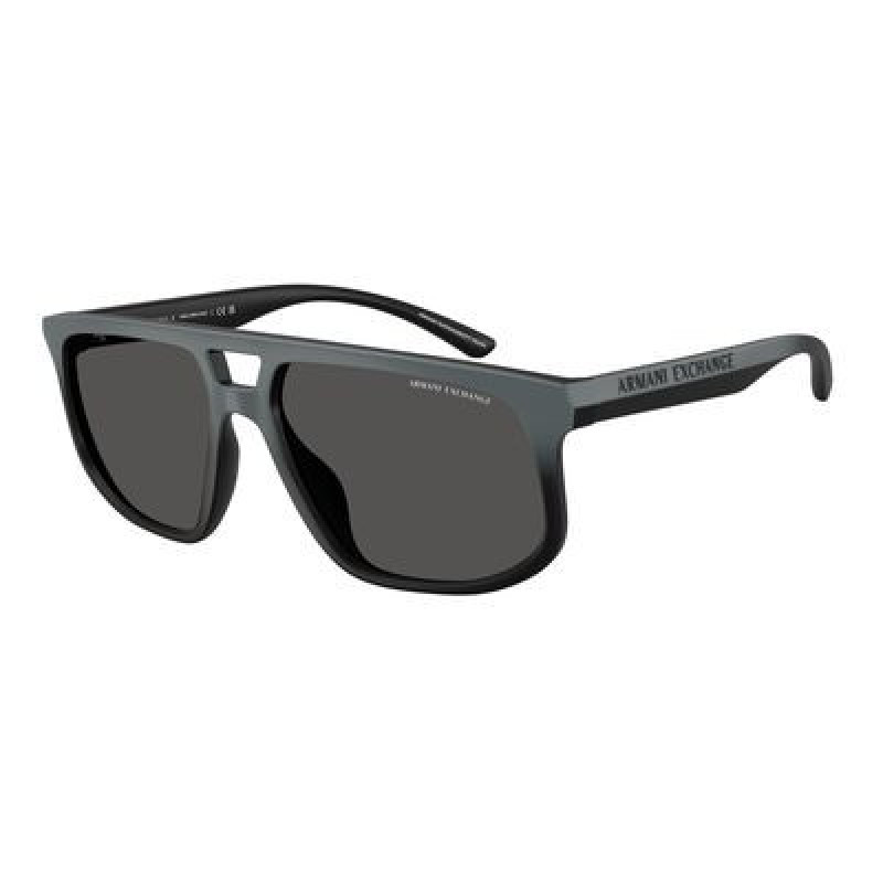 Sunglasses Armani Exchange AX 4161 SU 838887 Matte Grey Gradient Black / Dark Polyamide Standard 58mm