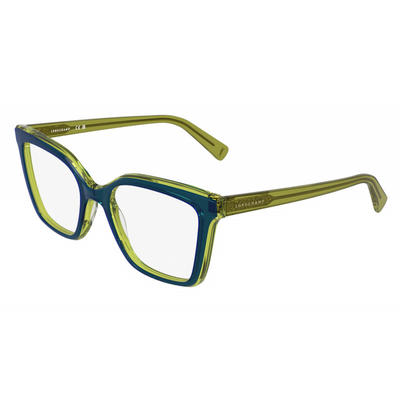 Eyeglasses LONGCHAMP LO 2795 413 Transparent Azure/Green 53mm