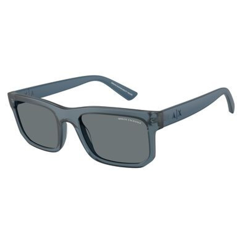 Sunglasses Armani Exchange AX 4165 SF 839280 Matte Frosted Blue / Dark Polyamide Standard 56mm