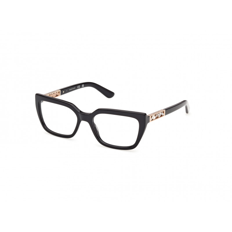 Eyeglasses Guess By Marciano GM 50064 001 Shiny Black Pale Gold 54mm