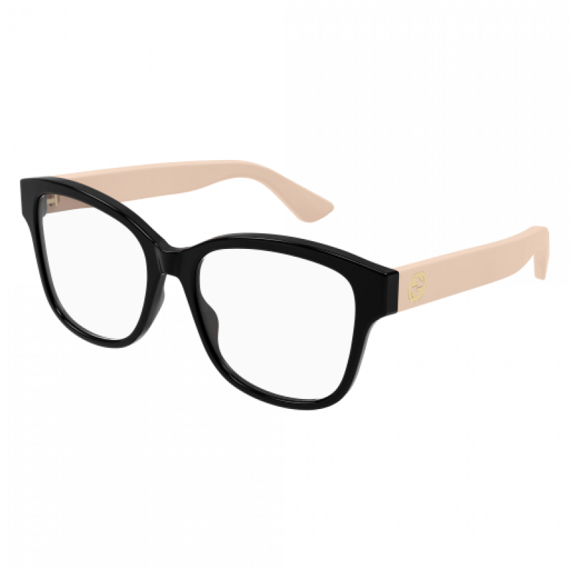 Eyeglasses Gucci GG 1340 O- 007 Black / Transparent Pink 54mm