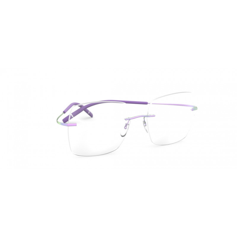 Eyeglasses Silhouette TMA - The Icon II Chassis Rimless 5541 4140 Iridescent Violet