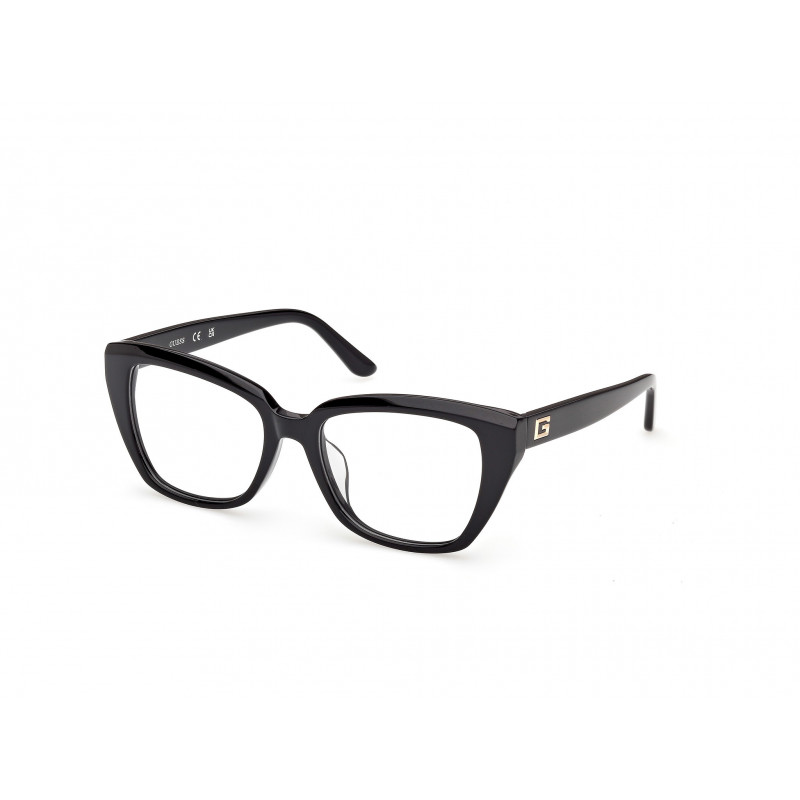 Eyeglasses Guess GU 50376 -D Asian fit 001 Shiny Black / 55mm
