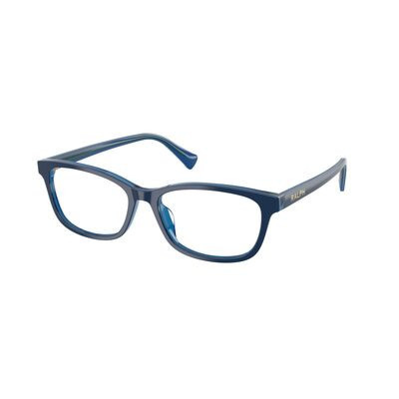 Eyeglasses Ralph RA 7194 U 6348 Blu On Transparent / Demo 53mm